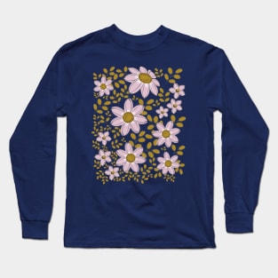 vintage flower pattern Long Sleeve T-Shirt